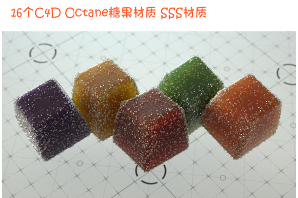 【C4D】OCtane糖果材质SSS材质
